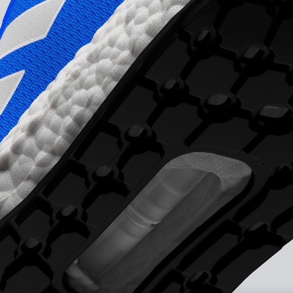 adidas Blue White Athletic Running Shoes main image 7